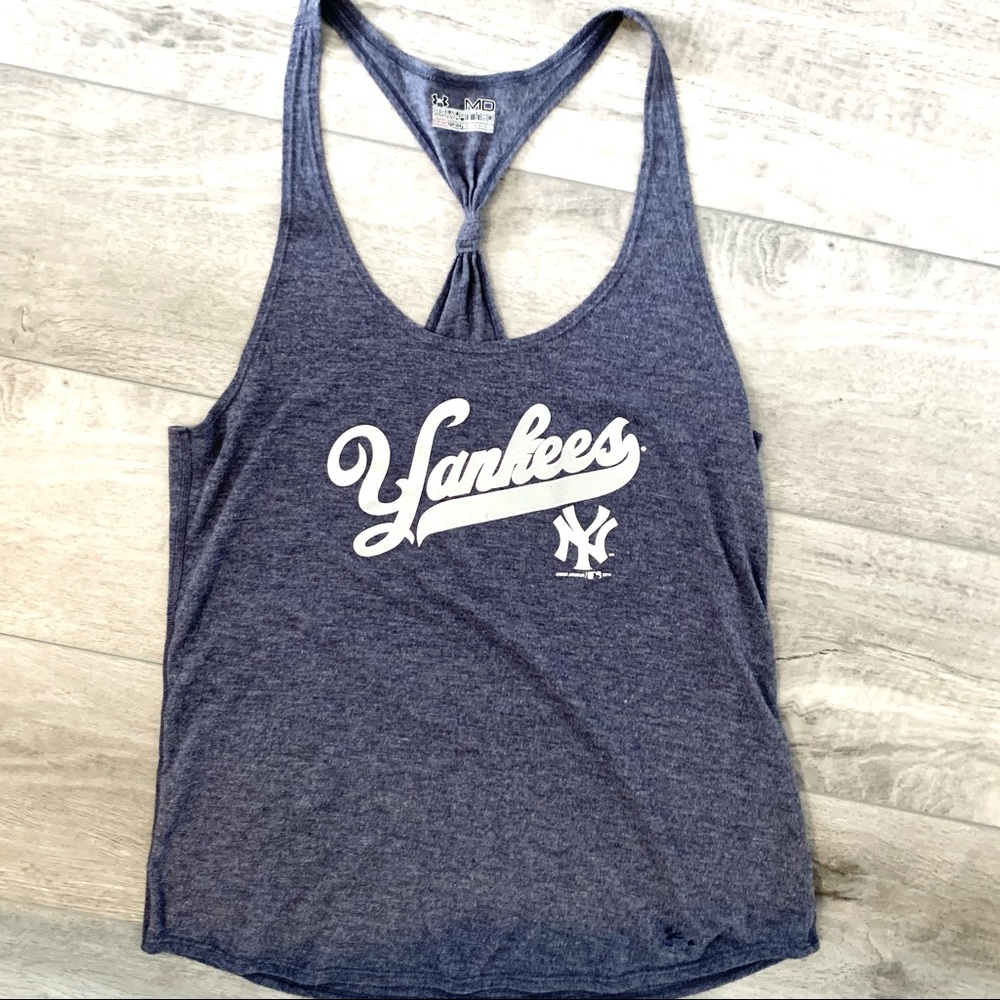 Under Armour Yankees gray tank top